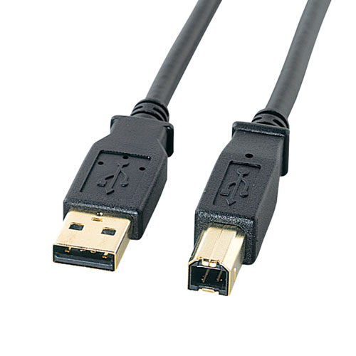 KU20-3BKHK2【USB2.0ケーブル（ブラック・3m）】USB2.0規格に対応（USB