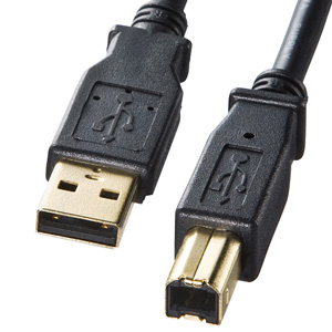 KU20-1BKH / USB2.0ケーブル（1m・ブラック）