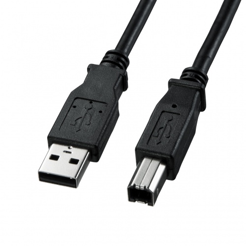 KU20-5BKK2【USB2.0ケーブル（ブラック・5m）】USB2.0ケーブル。USB-IFの認証を取得。ブラック・5m。 |  サンワサプライ株式会社