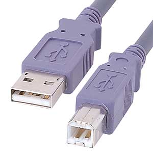 KU20-3VA / USB2.0ケーブル(3m・バイオレット)