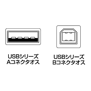KU20-3D15BK / 3D USBケーブル（ブラック・1.5m）
