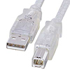 KU20-5CL USB2.0ケーブル(5m・クリア) KU20-5CL / USB2.0ケーブル(5m・クリア)