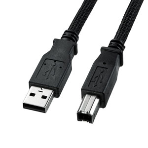 KU20-NM20K2 / ナイロンメッシュUSB2.0ケーブル(2m)