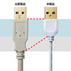 KU20-SL25W 極細USBケーブル(USB2.0 A-Bタイプ、2.5m・ホワイト) KU20-SL25W / 極細USBケーブル(USB2.0 A-Bタイプ、2.5m・ホワイト)