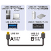 KU30-AMC18BK / USB3.0対応マイクロケーブル（USB IF認証タイプ・ブラック・1.8m）