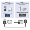 KU30-AMCSS03K USB3.0マイクロケーブル(A-MicroB) 0.3m 超ごく細 KU30-AMCSS03K / USB3.0マイクロケーブル(A-MicroB) 0.3m 超ごく細