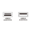 KU30-EN05 / USB3.0延長ケーブル（ブラック・0.5m）