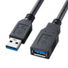 KU30-EN10K / USB3.0延長ケーブル（ブラック・1m）