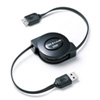 KU30-M10MCB USB3.0マイクロ巻取りケーブル(ブラック・1m) KU30-M10MCB / USB3.0マイクロ巻取りケーブル(ブラック・1m)