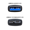 KU30-M10MCB USB3.0マイクロ巻取りケーブル(ブラック・1m) KU30-M10MCB / USB3.0マイクロ巻取りケーブル(ブラック・1m)