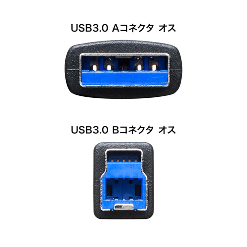 KU30-M10 / USB3.0巻取りケーブル（ブラック・1m）