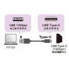 KU31-CA05 / USB3.1 Gen2 Type-C-Aケーブル（ブラック・0.5m）