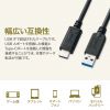 KU31-CA05 USB3.1 Gen2 Type-C-Aケーブル(ブラック・0.5m) KU31-CA05 / USB3.1 Gen2 Type-C-Aケーブル(ブラック・0.5m)