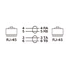 LA-T1RJ45NT-3 / INS1500(ISDN)ケーブル