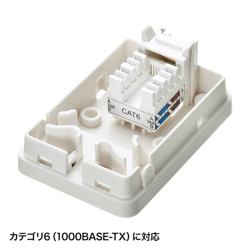 LA-RZ6-1 / マグネット付きローゼットキット(1ポート)