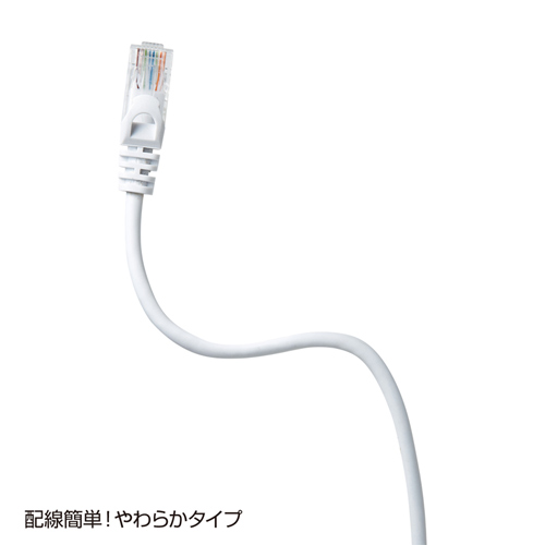 LA-Y5-10W / カテゴリ5eUTP LANケーブル（10m・ホワイト）