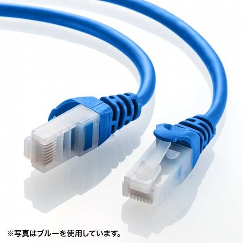 LA-Y5TS-05D / ツメ折れ防止CAT5eLANケーブル（5m・オレンジ）