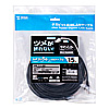 LA-Y5TS-15BK ツメ折れ防止CAT5eLANケーブル(15m・ブラック) LA-Y5TS-15BK / ツメ折れ防止CAT5eLANケーブル(15m・ブラック)