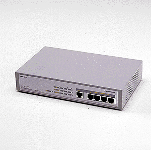 LAN-100HUB4SW / 100MスイッチングHUB