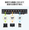 LAN-2GIGAS801 2.5G対応 スイッチングハブ(8ポート・マグネット付き) LAN-2GIGAS801 / 2.5G対応 スイッチングハブ(8ポート・マグネット付き)