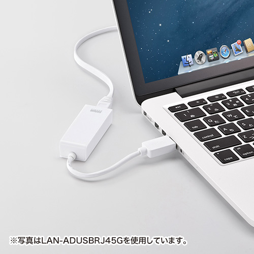 LAN-ADUSBRJ45GBK / USB3.0 LANアダプタ(Gigabit対応・ブラック)