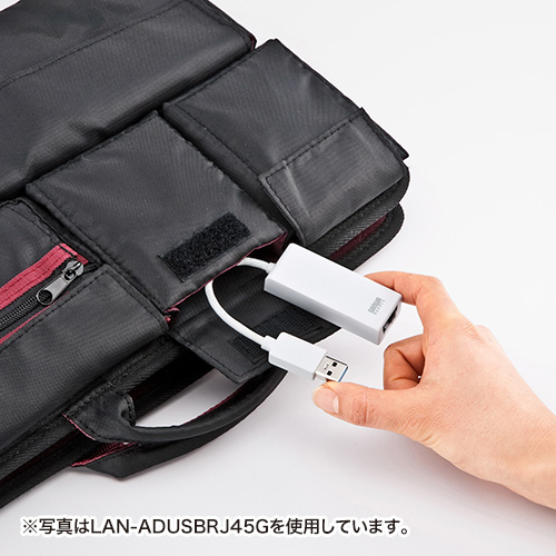 LAN-ADUSBRJ45GBK / USB3.0 LANアダプタ(Gigabit対応・ブラック)