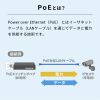 LAN-EXPOE3 PoEエクステンダー(防水対応・2分配出力) LAN-EXPOE3 / PoEエクステンダー(防水対応・2分配出力)