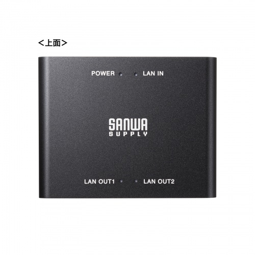 LAN-GIGAC302BK / スイッチングハブ（USB Type-C給電・3ポート）