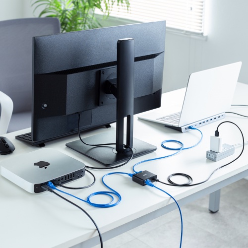 LAN-GIGAC302BK / スイッチングハブ（USB Type-C給電・3ポート）