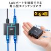 LAN-GIGAC302MG ギガビット対応 スイッチングハブ(3ポート・Type-C給電・マグネット付き) LAN-GIGAC302MG / ギガビット対応 スイッチングハブ(3ポート・Type-C給電・マグネット付き)