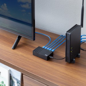 LANポートを手軽に増設できる、Type-C給電の超小型5ポートスイッチングハブを発売