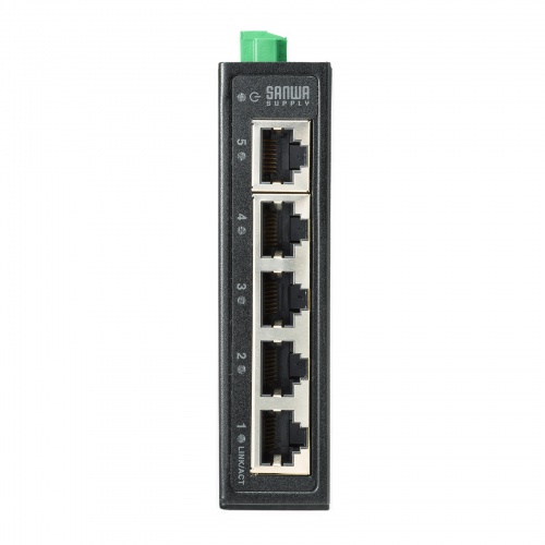 LAN-GIGAFA505 / 産業用ギガビット対応スイッチングハブ(高耐久/5ポート)