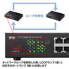 LAN-GIGAH16L / Giga対応スイッチングハブ（16ポート・ループ検知機能付き）