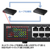 LAN-GIGAH24L / Giga対応スイッチングハブ（24ポート・ループ検知機能付き）