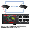 LAN-GIGAH24L Giga対応スイッチングハブ(24ポート・ループ検知機能付き) LAN-GIGAH24L / Giga対応スイッチングハブ(24ポート・ループ検知機能付き)