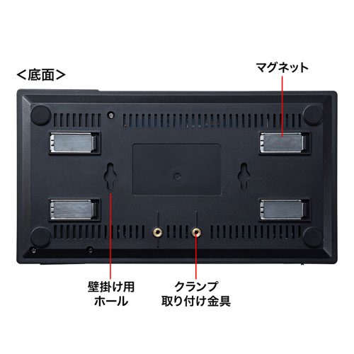 LAN-GIGAP1602BK / ギガビット対応 スイッチングハブ(16ポート・マグネット付き）