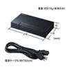 LAN-GIGAP1602BK ギガビット対応 スイッチングハブ(16ポート・マグネット付き) LAN-GIGAP1602BK / ギガビット対応 スイッチングハブ(16ポート・マグネット付き)