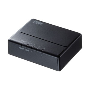 LAN-GIGAP301BK / ギガビット対応 スイッチングハブ(3ポート・マグネット付き)