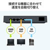 LAN-GIGAP502BK ギガビット対応 スイッチングハブ(5ポート・マグネット付き) LAN-GIGAP502BK / ギガビット対応 スイッチングハブ(5ポート・マグネット付き)