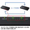 LAN-GIGAP802BK ギガビット対応 スイッチングハブ(8ポート・マグネット付き) LAN-GIGAP802BK / ギガビット対応 スイッチングハブ(8ポート・マグネット付き)