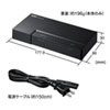 LAN-GIGAP802BK ギガビット対応 スイッチングハブ(8ポート・マグネット付き) LAN-GIGAP802BK / ギガビット対応 スイッチングハブ(8ポート・マグネット付き)