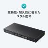 LAN-GIGAPOE2401 レイヤー2ギガビット対応PoEスイッチングハブ(24ポート) LAN-GIGAPOE2401 / レイヤー2ギガビット対応PoEスイッチングハブ(24ポート)