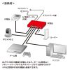 LAN-GIGAPOE55 / ギガビット対応PoEスイッチングハブ（5ポート・マグネット付き）