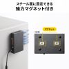LAN-GIGAPOE55 / ギガビット対応PoEスイッチングハブ（5ポート・マグネット付き）