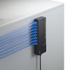 LAN-GIGAT803BK ギガビット対応 タップ型スイッチングハブ(8ポート・マグネット付き) LAN-GIGAT803BK / ギガビット対応 タップ型スイッチングハブ(8ポート・マグネット付き)