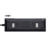 LAN-GIGAT803BK ギガビット対応 タップ型スイッチングハブ(8ポート・マグネット付き) LAN-GIGAT803BK / ギガビット対応 タップ型スイッチングハブ(8ポート・マグネット付き)