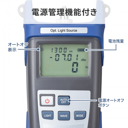 LAN-HTST-LS01 / 光ファイバライトソース（マルチモード）
