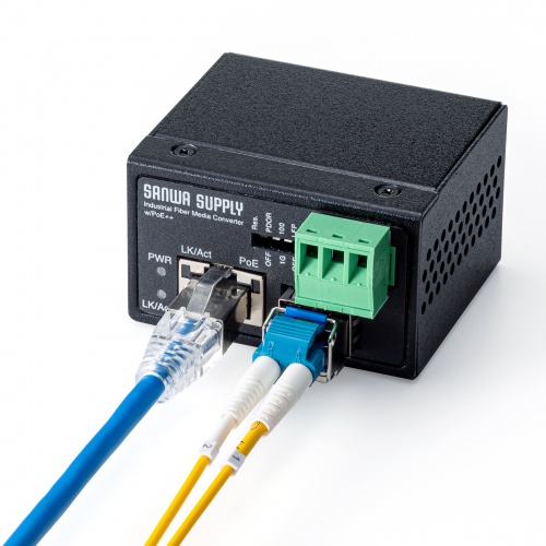 LAN-MCIN301SFPP / 産業用光メディアコンバータ