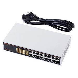 LAN-SWH16MPWR / スイッチングHUB (16ポート)