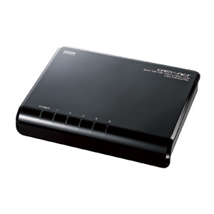 LAN-SWH5APBK / スイッチングHUB(5ポート・ブラック)